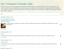Tablet Screenshot of hairtransplantationindia.com